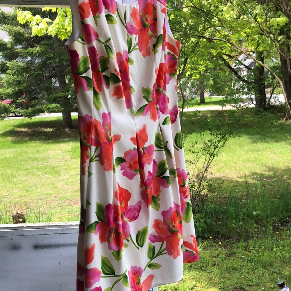 Floral Sleeveless Dress vintage